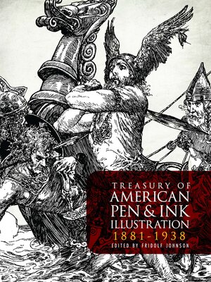 cover image of Treasury of American Pen & Ink Illustration 1881-1938